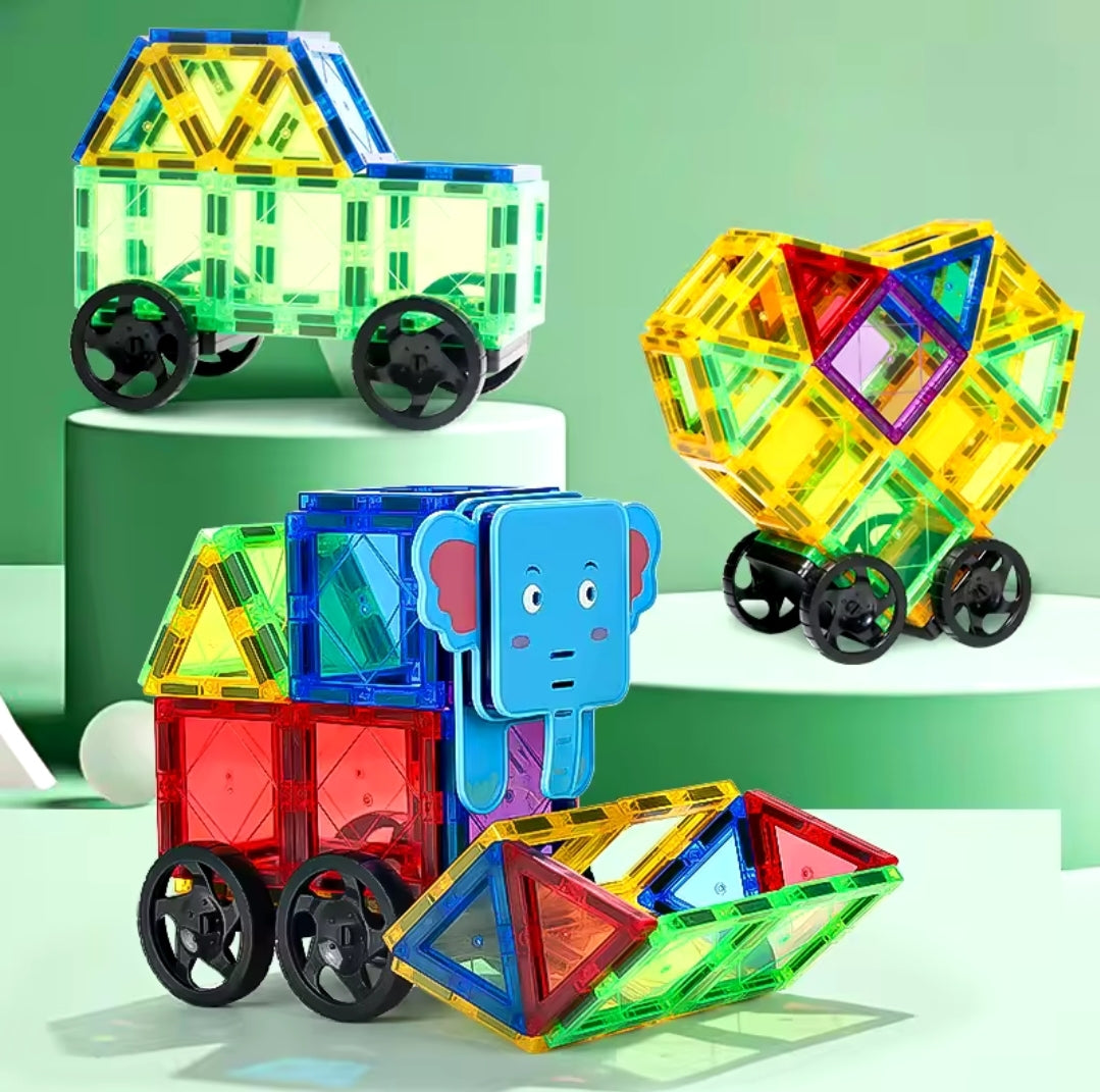 Magnet Bausteine mit tierischen Freunden 100
